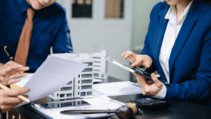 New York attorney advising clients after a real estate deal falls through during a property transaction.